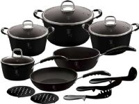 Berlingerhaus Berlinger Haus SET OF POTS 15-pieces BERLINGER HAUS BLACK PROFESSIONAL LINE BH-6129