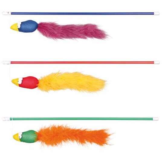 Trixie Fiskestang Med Fugl Til Katt 50 cm Trixie Fiskestang Med Fugl Til Katt 50 cm