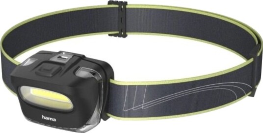 Hama Hl110, Hodebåndslommelykt, Svart, Blå, Gult, Plast, Cob Led, 1 Lamper, 110 Lm