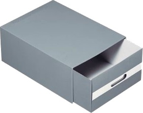 Esselte Arkiveske Multibox Standard 14 Cm Skuff Grå Kartong 260 Mm 350 Mm 140 Mm