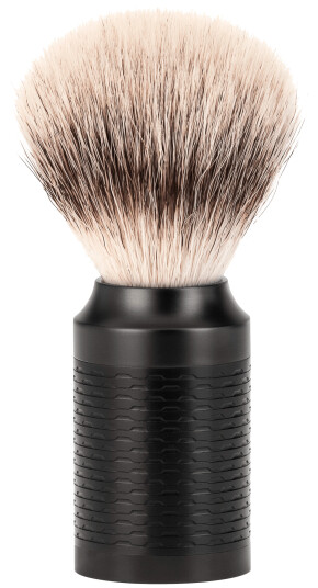 Mühle Rocca Silvertip Fibre barberkost i rustfritt stål