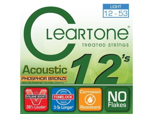 Cleartone AC Phos-Bronze L. 12-53 Akustisk gitar strenger