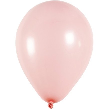 Diverse Ballonger dia 23 cm rund lys rød 10 stk 1 pk 