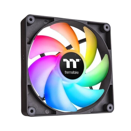 Thermaltake CT120 ARGB 120mm Vifte med PWM 2-pakning Svart Thermaltake CT120 ARGB 120mm Vifte med PWM 2-pakning Svart