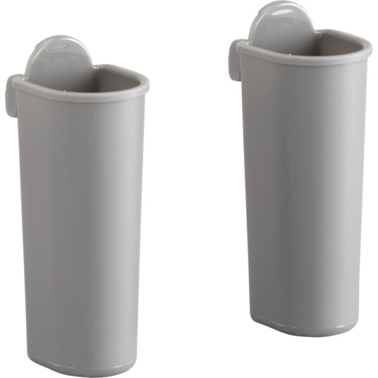 ELFA OPPBEVARINGSBOKS 75 MM GRÅ 2-PK