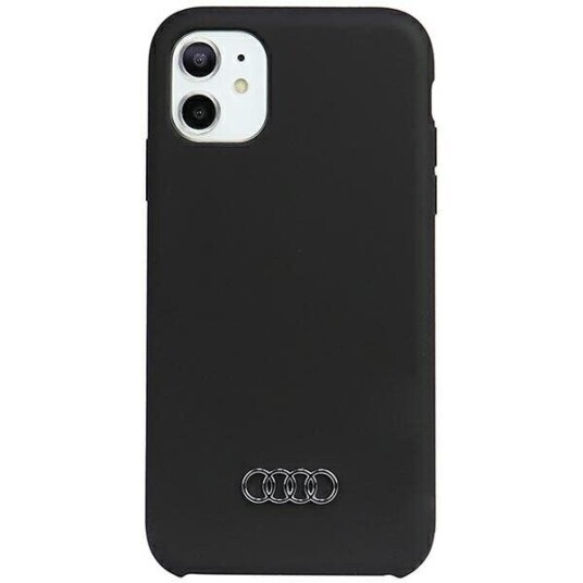 Audi, Audi iPhone 11 Silikondeksel - Svart