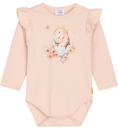 Hust And Claire Body L/æ Bri Peach Dust 1½ år 86 Langermet Body Rosa