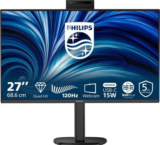 Philips 27B2N3500JH 27" QHD IPS PC-skjerm 120Hz med USB-C