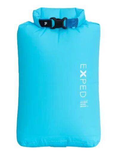 Exped Versa Drybag Bright 3L cyan vanntett pakksekk Exped Versa Drybag Bright 3L cyan vanntett pakksekk