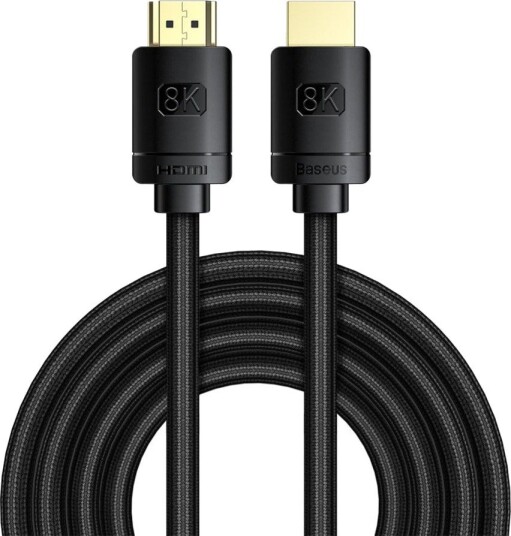 Baseus HDMI-kabel 3 m 4K 120 Hz Svart