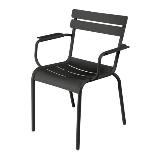 Fermob Luxembourg Armchair Liquorice 42