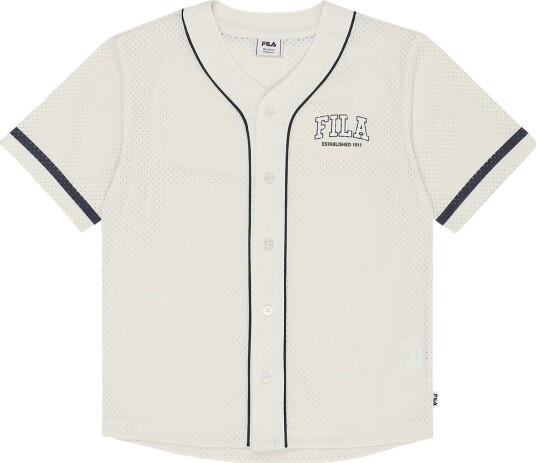 Fila T skjorte Villanova Loose Mesh Baseball Egret m. Logo Fila 9 10 år 134 140 T skjorte Hvit Fila T skjorte Villanova Loose Mesh Baseball Egret m. Logo Fila 9 10 år 134 140 T skjorte Hvit
