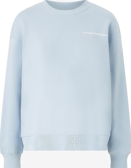 Gina Tricot Collegegenser Embroidery Sweater Blå Gina Tricot Collegegenser Embroidery Sweater Blå