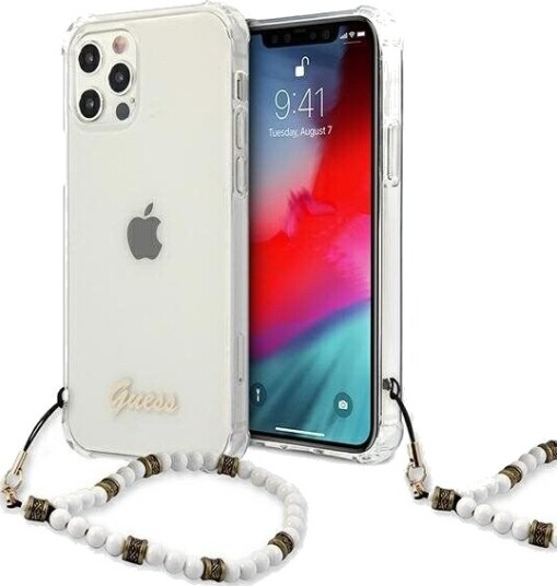 Guess Hard Case Guhcp12lkpswh Iphone 12 Pro Max Baltas Pearl