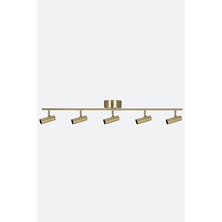 Globen Lighting Hubble 5 Long Plafond 120 cm Børstet Messing 1747748-02-0 1747749-01-0
