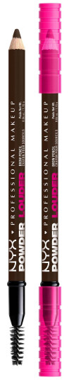 NYX PROFESSIONAL MAKEUP Powder Louder Brow Pen 08 Deep Brown
