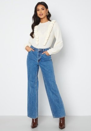 VERO MODA Kithy HR Loose Straight Jeans Medium Blue Denim 26/32
