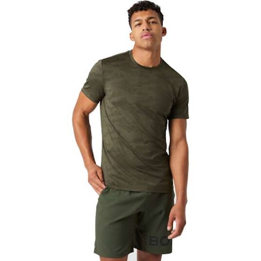 Björn Borg Men's Borg Performance T Shirt Forest Night XL