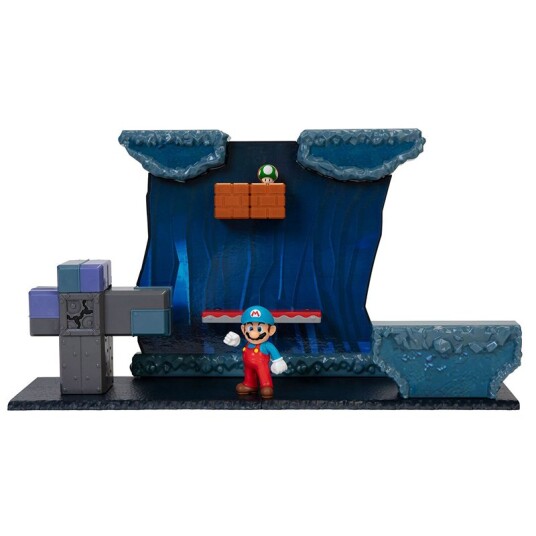 Nintendo Super Mario Lekesett Med 6 Cm Figur Underground