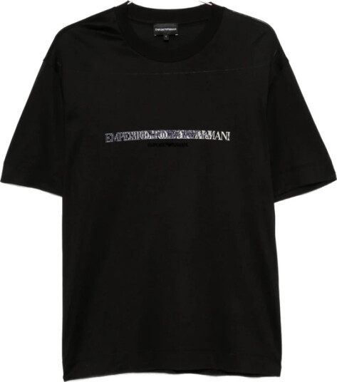 Emporio Armani Herre Topper Svart 2XL,