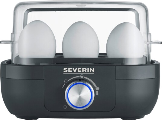 Severin EK3166 Eggkoker 6 egg med elektronisk kontroll 420 W Sort