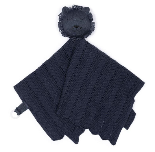 Smallstuff Cuddle cloth fishbone Dark denim lion