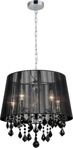 Italux Klassisk Taklampe Svart Mdm 2572/5 Bk