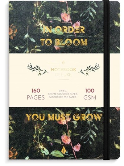 Burde Notebook Deluxe A5 flower Burde Notebook Deluxe A5 flower