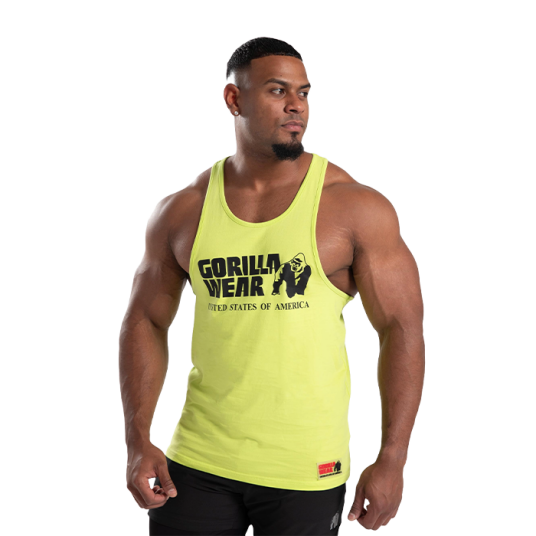 Gorilla Wear Classic Tank Top Wild Lime Grön XXX large Gorilla Wear Classic Tank Top Wild Lime Grön XXX large