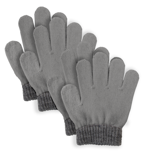 Lindberg Kids' Sundsvall Glove 2 Pack Grey/Anth 15CM/5-8 Years Lindberg Kids' Sundsvall Glove 2 Pack Grey/Anth 15CM/5-8 Years