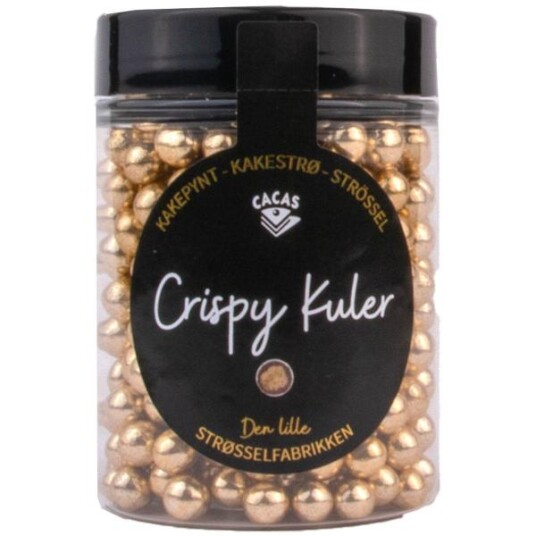 Cacas Crispy kuler 6mm 75g gull Cacas Crispy kuler 6mm 75g gull