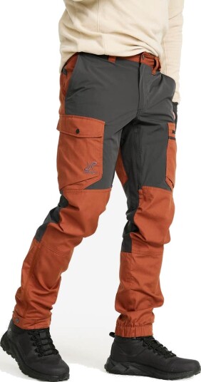 Revolutionrace Rambler Lightweight Pro Pants Herre Dusty Orange/Anthracite XS Turbukse & Fritidsbukse