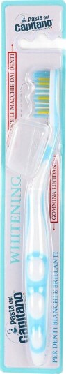 Pasta del Capitano Whitening Tannbørste Medium – Skånsom whitening til daglig bruk