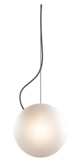 Bright Ripple Pendel Opal/Messing/Kremhvit ledning