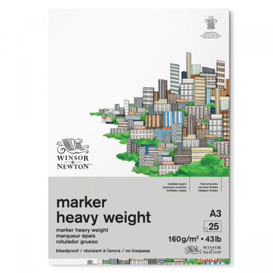 Winsor & Newton Markerblokk Heavyweight A3 160g