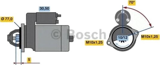 BOSCH 0 986 022 720 Starter BOSCH 0 986 022 720 Starter