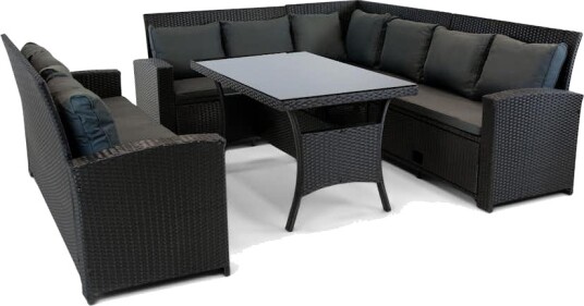 Loungegruppe Lyfco Sannäs Sort Loungegruppe Lyfco Sannäs Sort