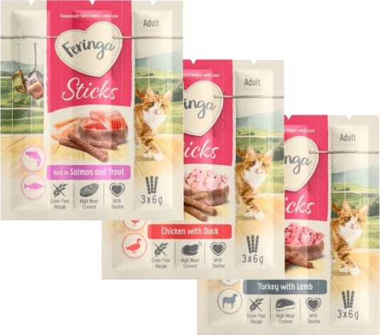 Feringa Blandet Prøvepakke Sticks Sticks I 3 Forskjellige Smaker 9 X 6 G Feringa Blandet Prøvepakke Sticks Sticks I 3 Forskjellige Smaker 9 X 6 G
