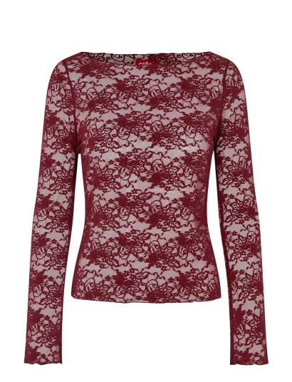 crās Lettiecras Blouse Burgundy 40 crās Lettiecras Blouse Burgundy 40