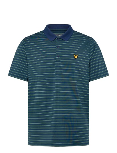 Lyle & Scott Golf Striped Polo Navy M Lyle & Scott Golf Striped Polo Navy M