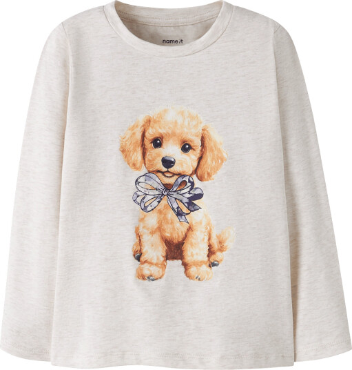 name it Nmfnisso Ls Top Box - Beige - 122-128