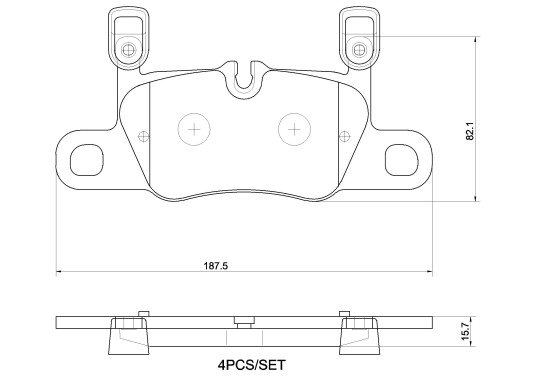 Bremseklosser BREMBO P 65 056
