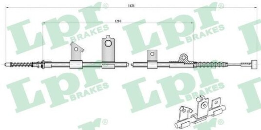 Bremsewire LPR C0488B