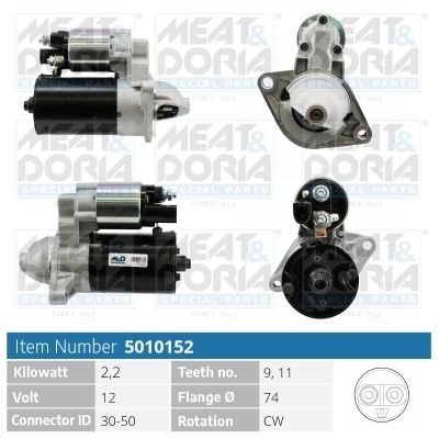 Starter MEAT & DORIA 5010152