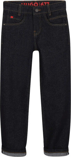 Hugo Kids Denim Trousers Navy 164