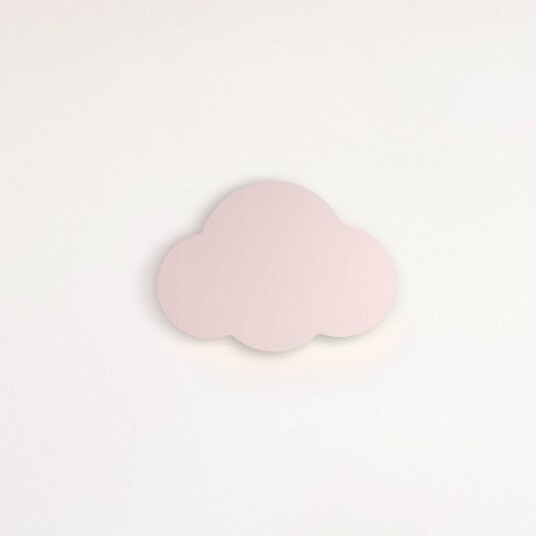 TK Lighting Vegglampe Cloud rosa 38 cm bred metall sky G9 TK Lighting Vegglampe Cloud rosa 38 cm bred metall sky G9