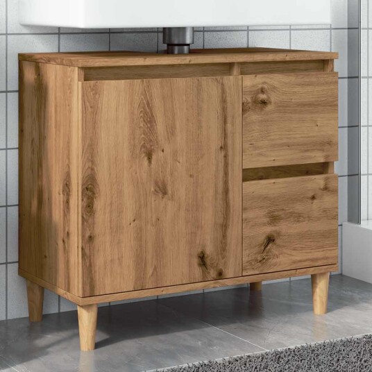 Servantskap artisan eik 65x33x60 cm konstruert tre Servantskap artisan eik 65x33x60 cm konstruert tre