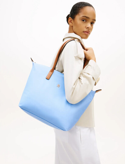 Tommy Hilfiger Popette Tote   Blue   ONE SIZE