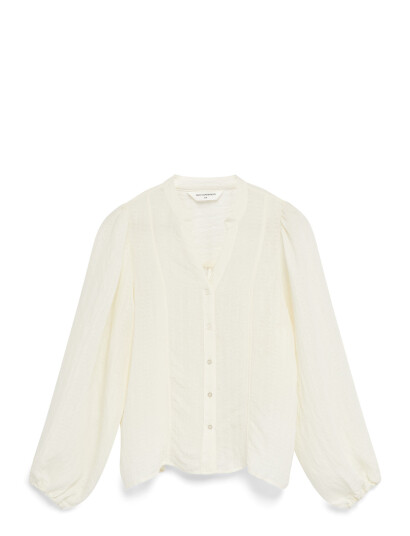 MSCH Copenhagen Mschblanka Amrita Shirt - White - XS/S MSCH Copenhagen Mschblanka Amrita Shirt - White - XS/S