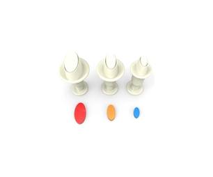Miniutstikkere Med Stempel  Oval Pk/3 